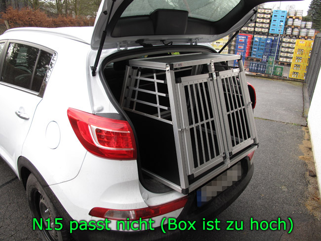 Hundebox/ Einzelbox für Kia Sportage Typ SL (Sonderbau 239)